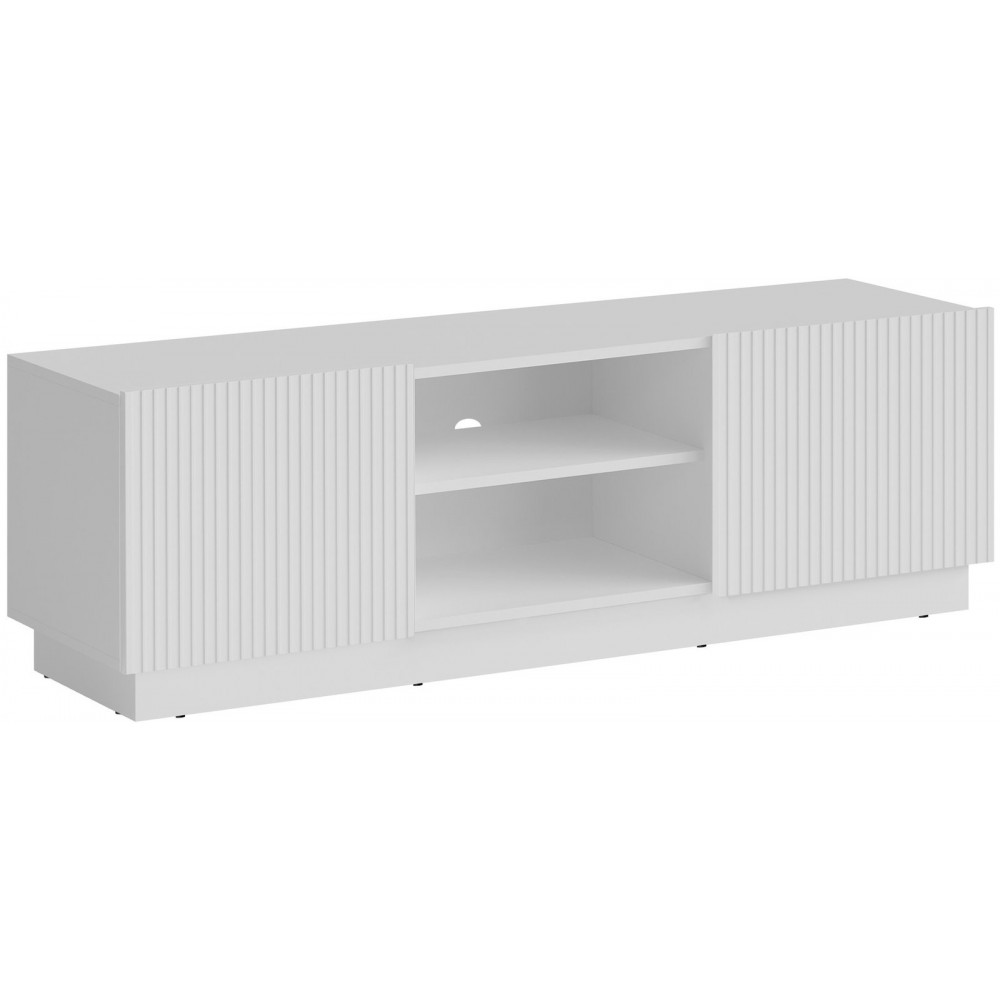 Έπιπλο Τηλεόρασης Liverti 2D-Λευκό 150x42x48