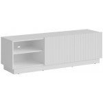 Έπιπλο Τηλεόρασης Liverti 2D-Λευκό 150x42x48