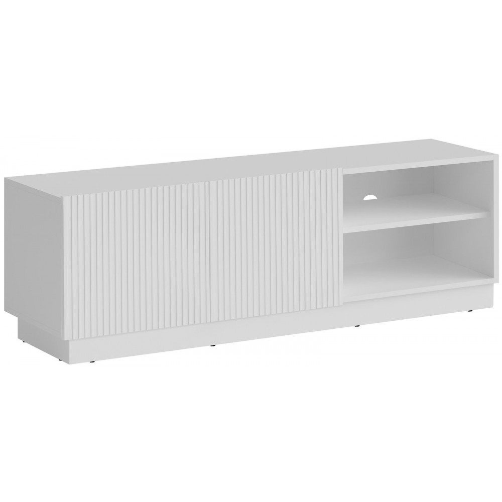 Έπιπλο Τηλεόρασης Liverti 2D-Λευκό 150x42x48