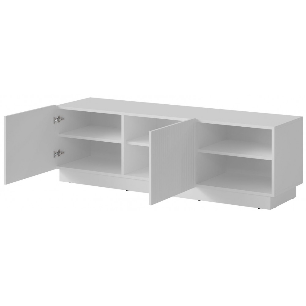 Έπιπλο Τηλεόρασης Liverti 2D-Λευκό 150x42x48