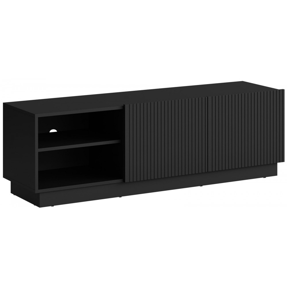 Έπιπλο Τηλεόρασης Liverti 2D-Μαύρο 150x42x48