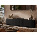 Έπιπλο Τηλεόρασης Liverti 4D-Μαύρο 200x42x48