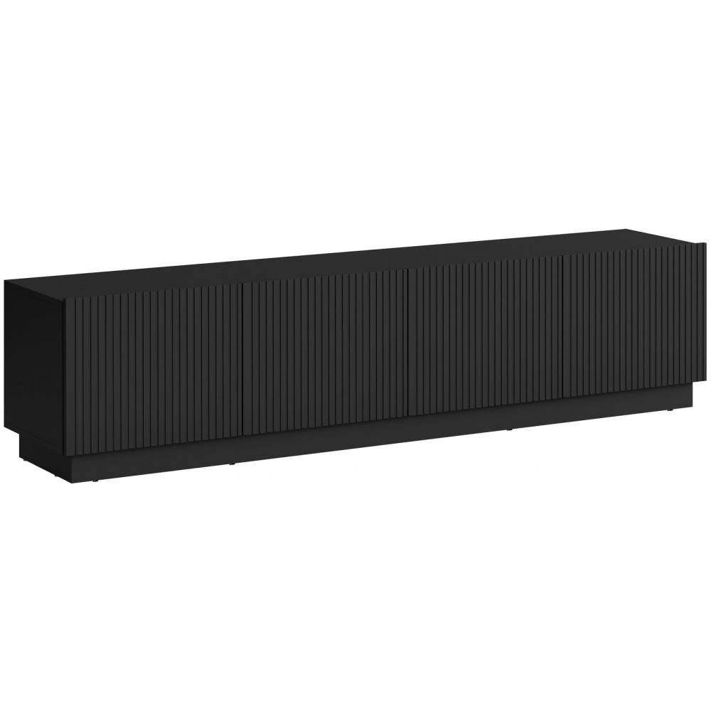 Έπιπλο Τηλεόρασης Liverti 4D-Μαύρο 200x42x48