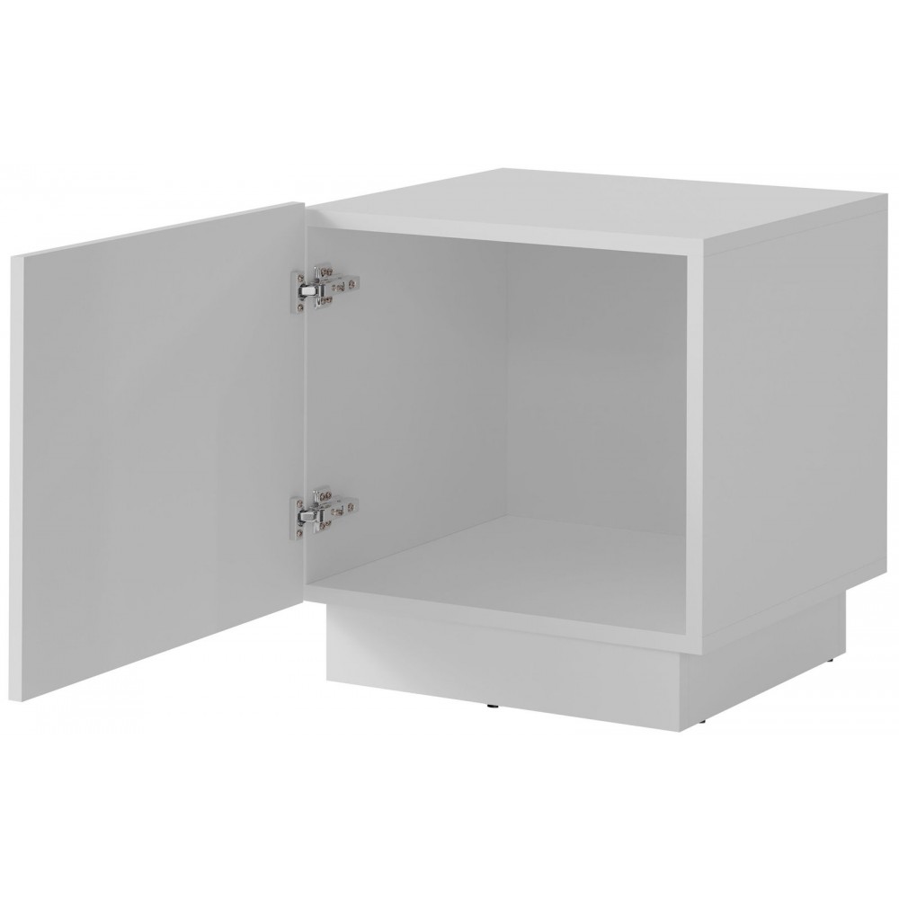 Κομοδίνο Liverti-Λευκό 45x42x47