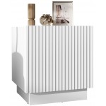 Κομοδίνο Liverti-Λευκό 45x42x47