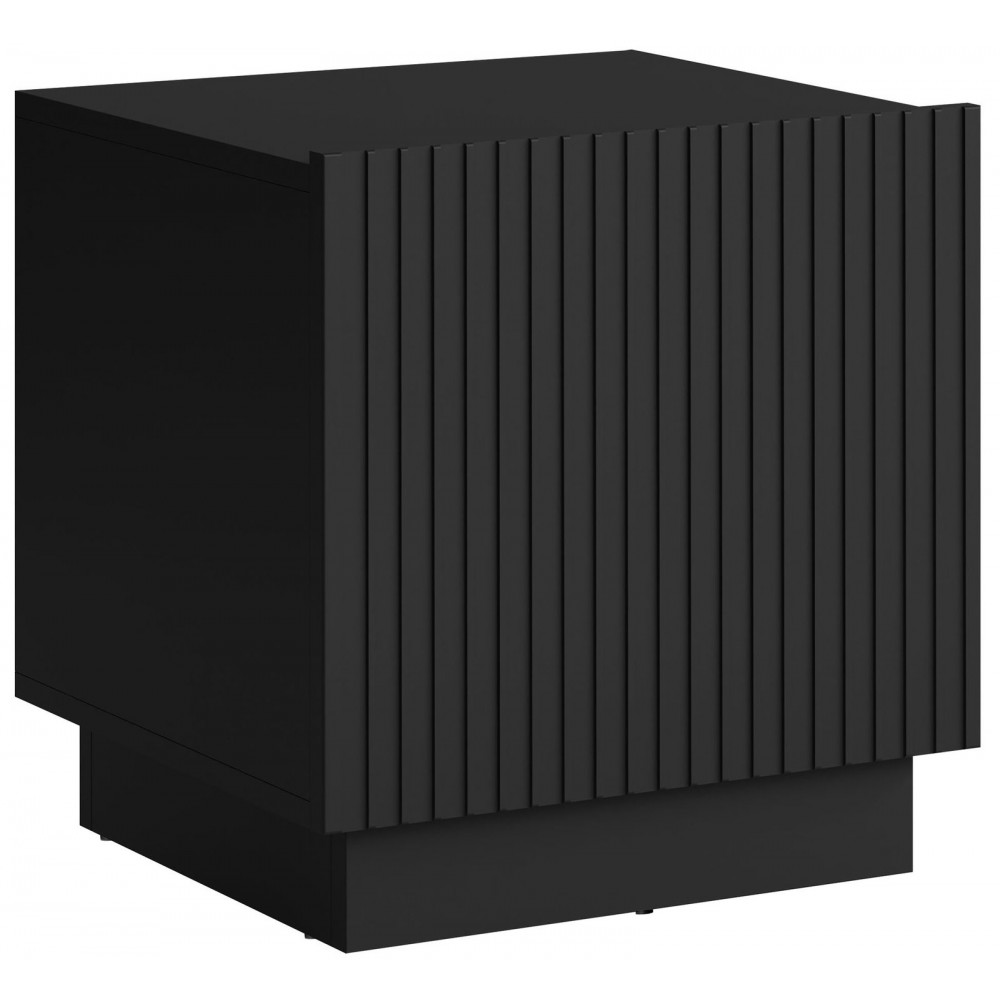 Κομοδίνο Liverti-Μαύρο 45x42x47