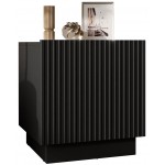 Κομοδίνο Liverti-Μαύρο 45x42x47