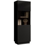 Βιτρίνα Liverti-Μαύρο 60x42x178