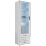 Βιτρίνα Soho-Λευκό 60x41x192