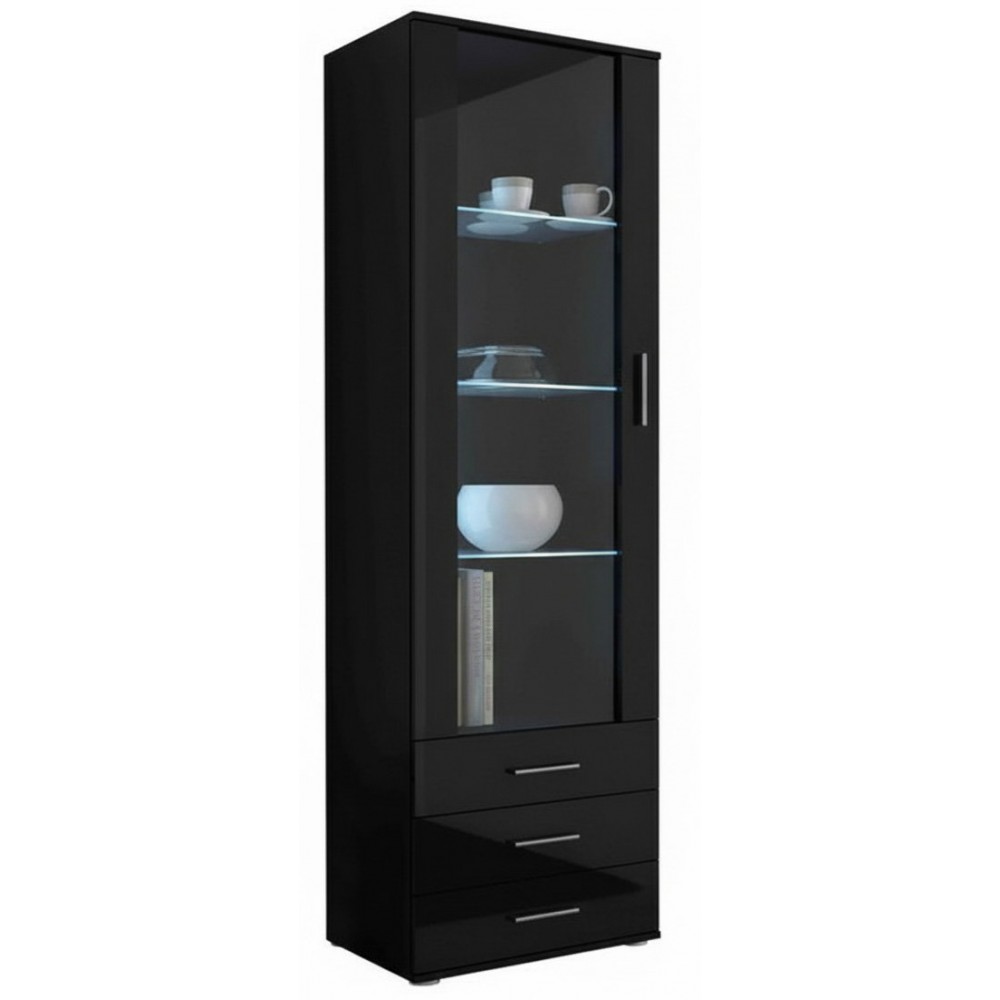 Βιτρίνα Soho-Μαύρο 60x41x192