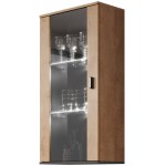 Βιτρίνα Soho Κρεμαστή-Lefkas Oak 60x29x112