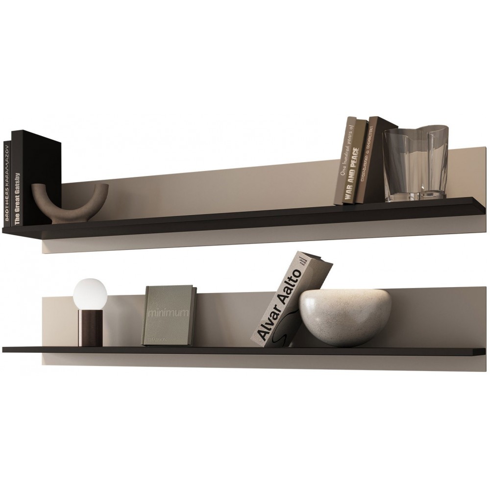 Σετ δύο ραφιών Soho-Cashmere 125x20x20