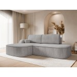 Γωνιακός Καναπές Koro-Αριστερή-Γκρι 256x177x90