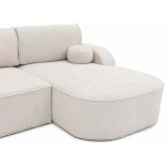 Γωνιακός Καναπές Koro-Αριστερή-Εκρού 256x177x90