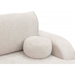 Γωνιακός Καναπές Koro-Αριστερή-Εκρού 256x177x90