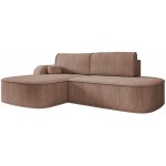 Γωνιακός Καναπές Koro-Αριστερή-Καφέ 256x177x90