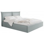 Επενδυμένο κρεβάτι Pirkun-140 x 200-Γκρι 215x167x98