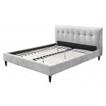 Επενδυμένο κρεβάτι Abril-160 x 200