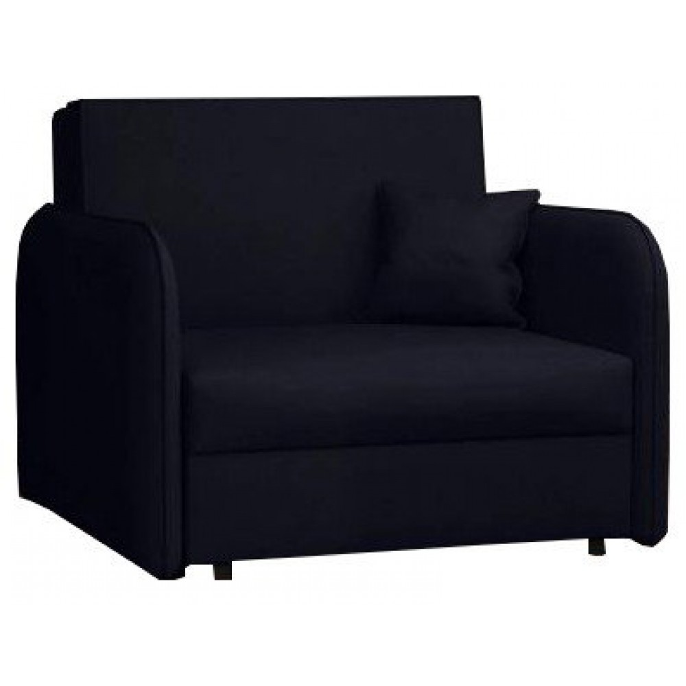 Πολυθρόνα κρεβάτι Viva Loft I-Μαύρο 95x98x85