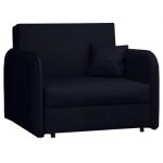 Πολυθρόνα κρεβάτι Viva Loft I-Μαύρο 95x98x85