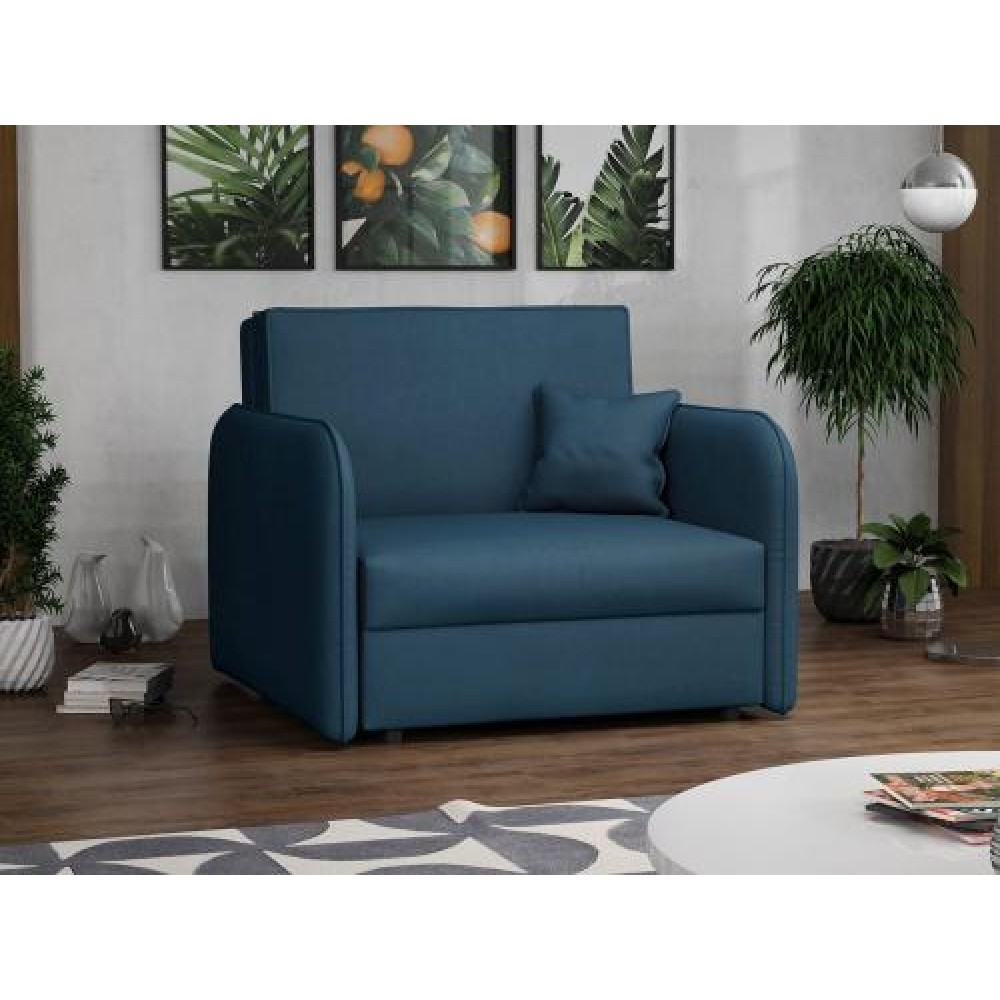 Πολυθρόνα κρεβάτι Viva Loft I-Μπλε 95x98x85