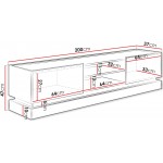 Έπιπλο Τηλεόρασης Zarpant 200 2K-Cashmere