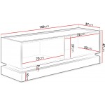 Έπιπλο Τηλεόρασης Zarpant 150 2K-Cashmere 150x37x47