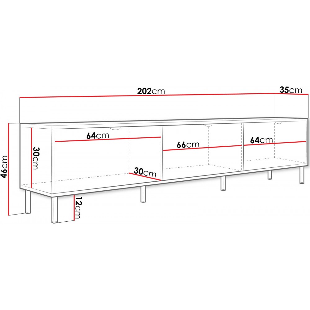 Έπιπλο Τηλεόρασης Werkoz 3K