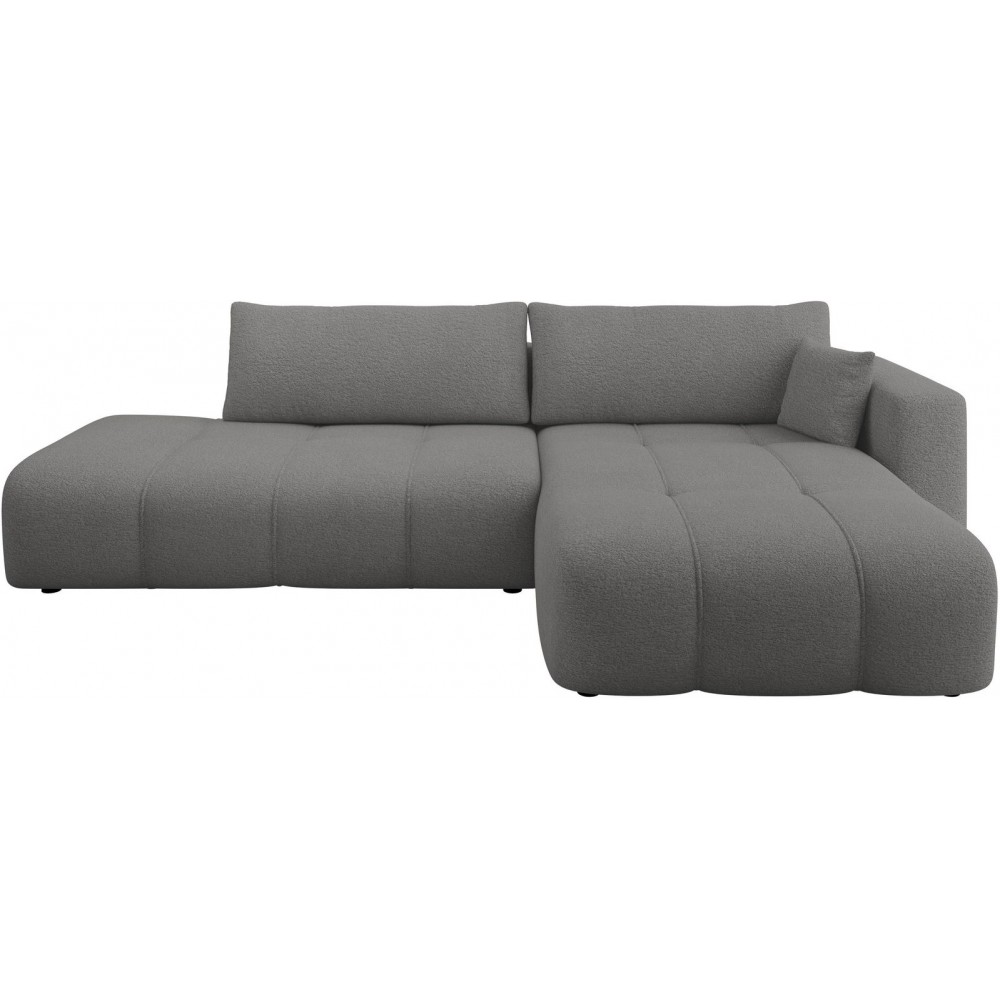 Γωνιακός Καναπές Furyn Otwarty-Δεξιά-Γκρι 262x145x72