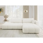 Γωνιακός Καναπές Furyn Otwarty-Δεξιά-Κρεμ 262x145x72