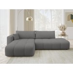 Γωνιακός Καναπές Furyn Otwarty-Αριστερή-Γκρι 262x145x72