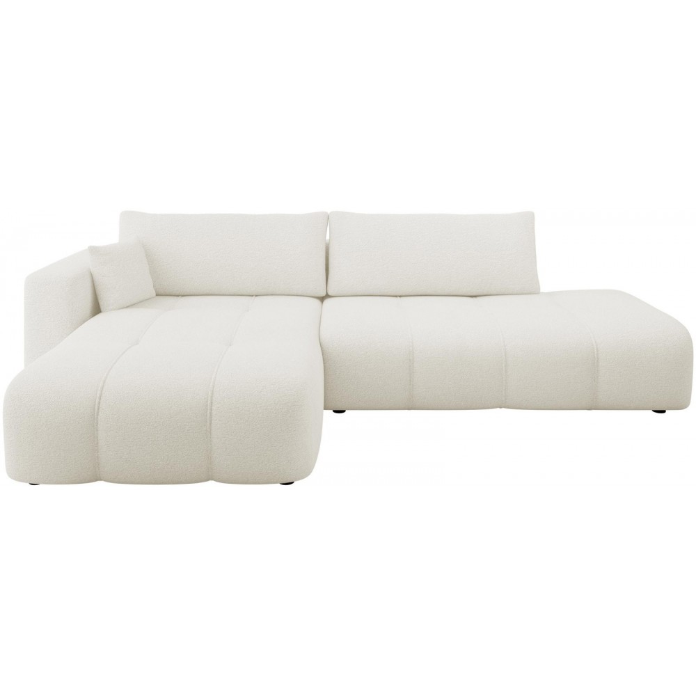 Γωνιακός Καναπές Furyn Otwarty-Αριστερή-Κρεμ 262x145x72