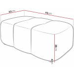 Πουφ Furyn-Καφέ Ανοιχτό