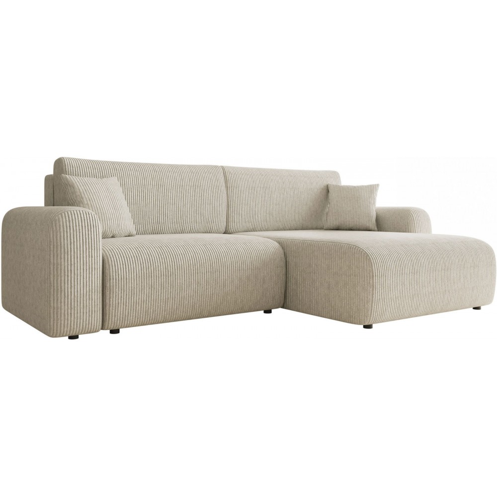 Γωνιακός καναπές Floryn-Εκρού