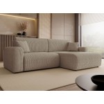 Γωνιακός καναπές Floryn-Καφέ Ανοιχτό