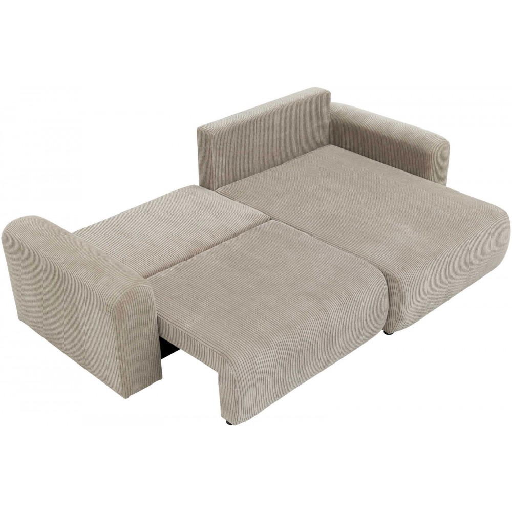 Γωνιακός καναπές Floryn-Καφέ Ανοιχτό