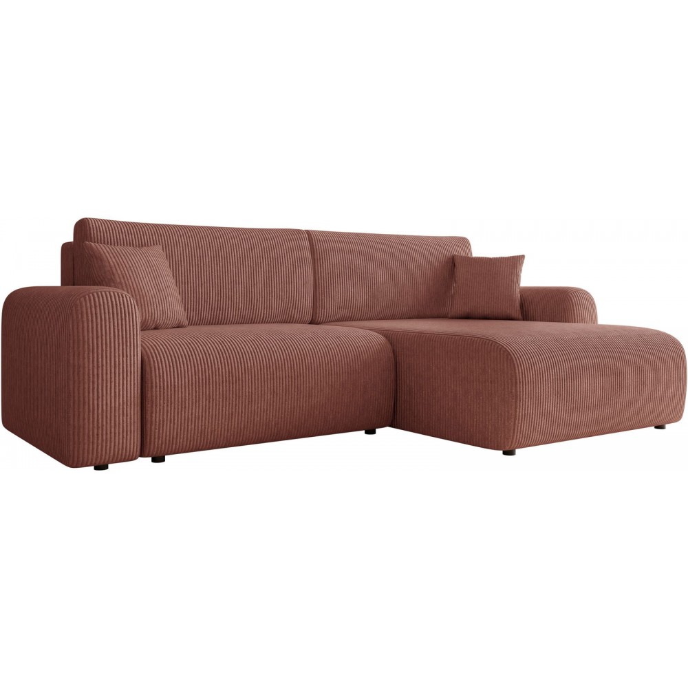 Γωνιακός καναπές Floryn-Σάπιο μήλο