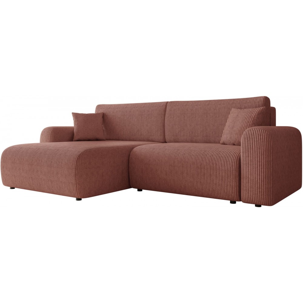 Γωνιακός καναπές Floryn-Σάπιο μήλο