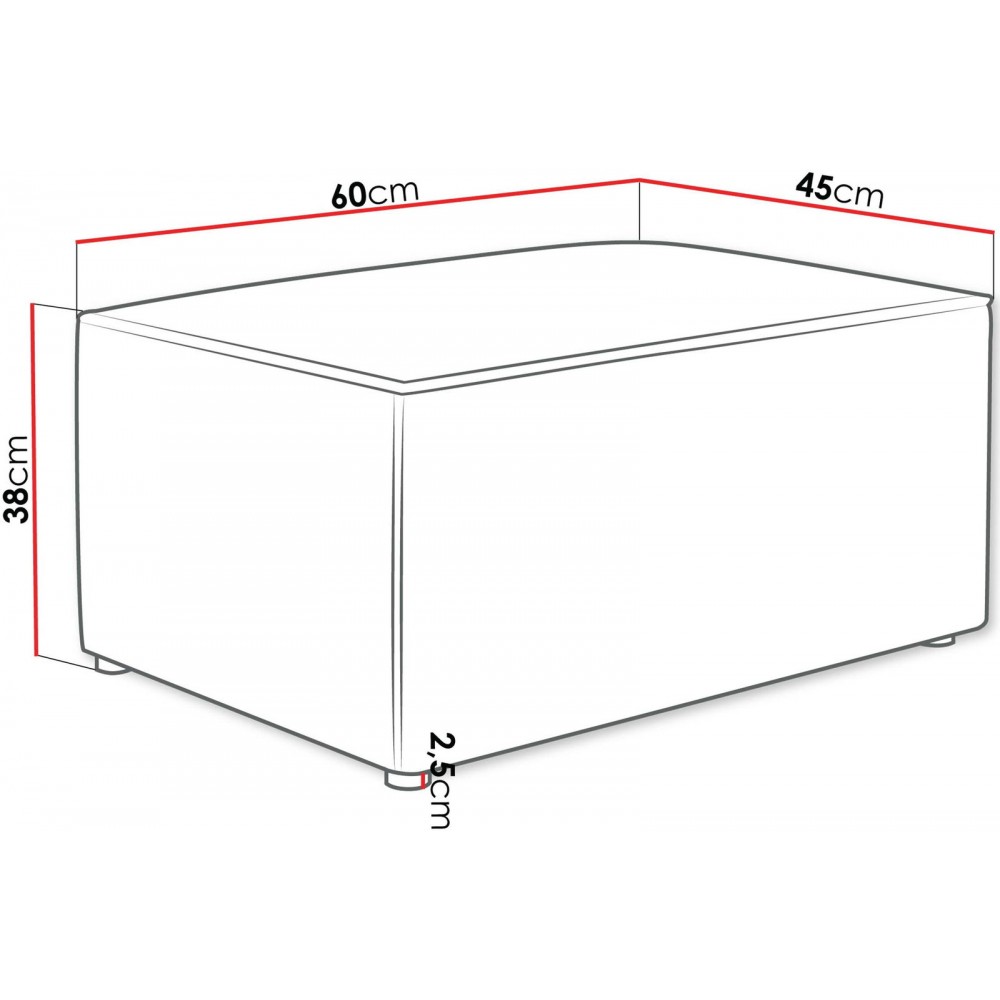 Πουφ Karl-Ανθρακί