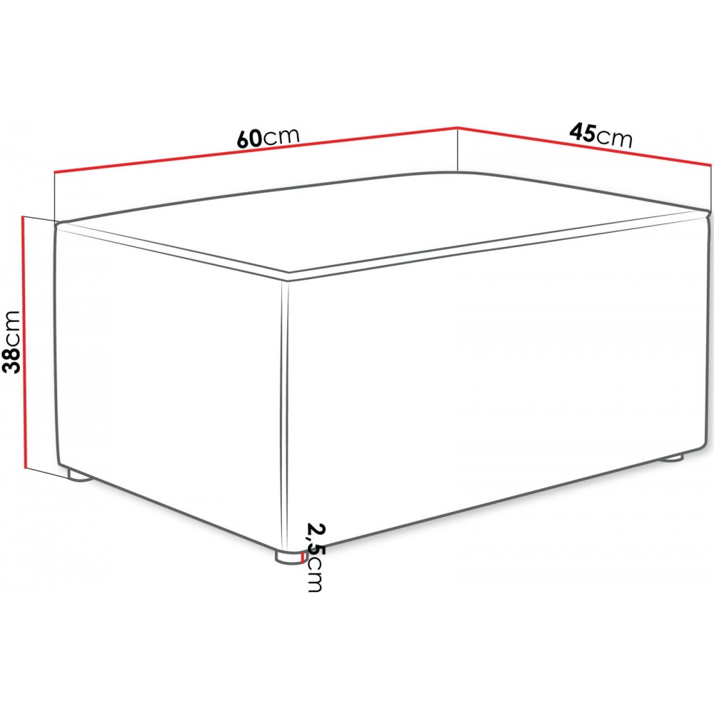 Πουφ Karl-Γκρι