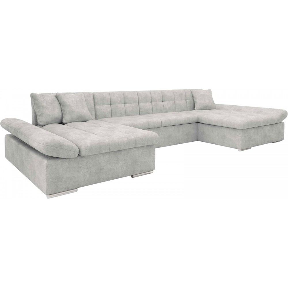 Γωνιακός καναπές Alia-Γκρι Ανοιχτό