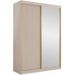 Ντουλάπα Tireno 2D συρόμενη-Μπεζ