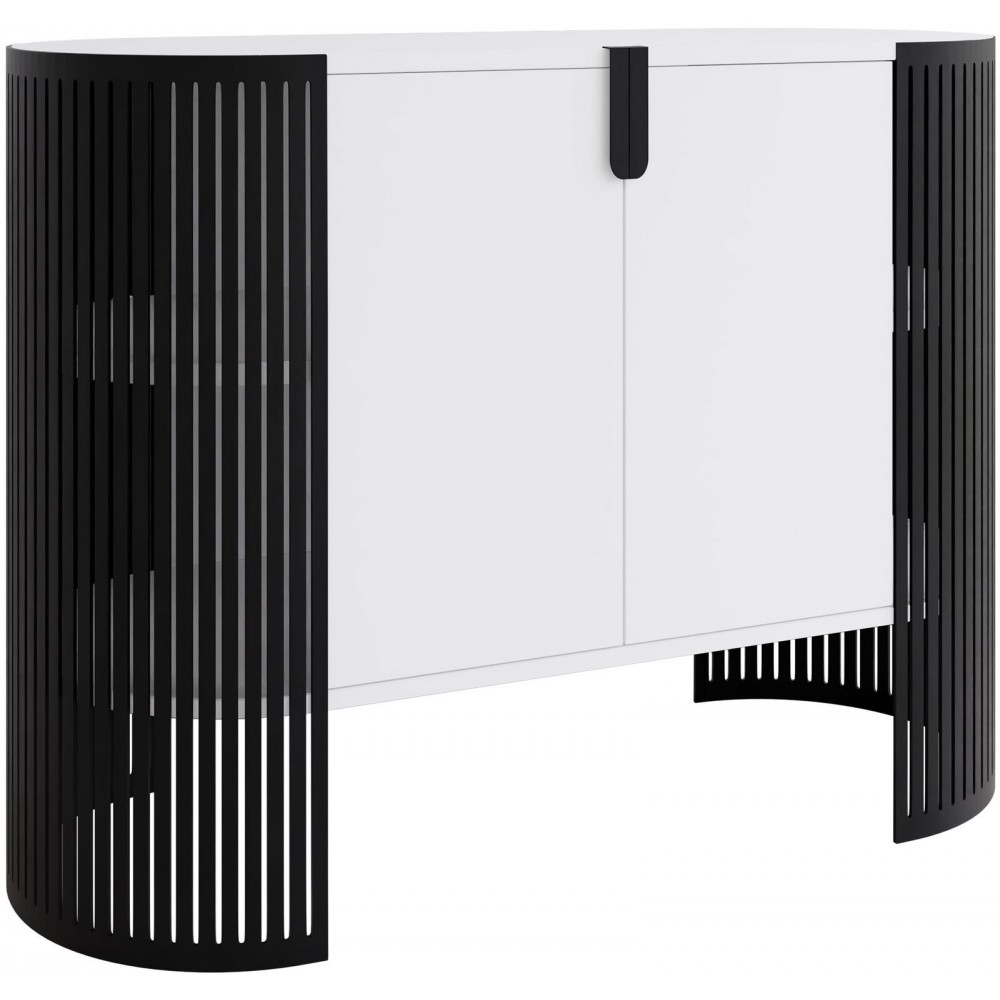 Μπουφές Fikoli-Λευκό - Μαύρο