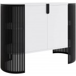 Μπουφές Fikoli-Λευκό - Μαύρο