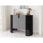 Μπουφές Fikoli-Γκρι - Μαύρο