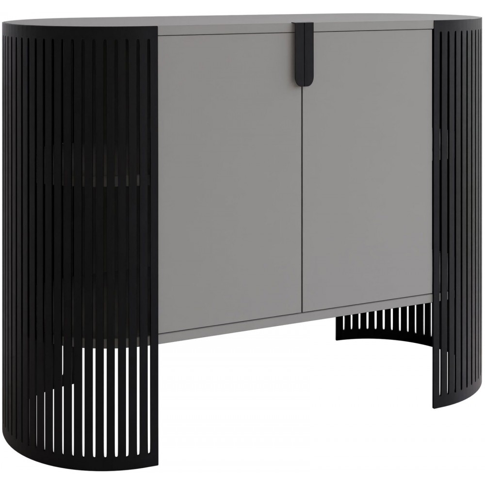 Μπουφές Fikoli-Γκρι - Μαύρο