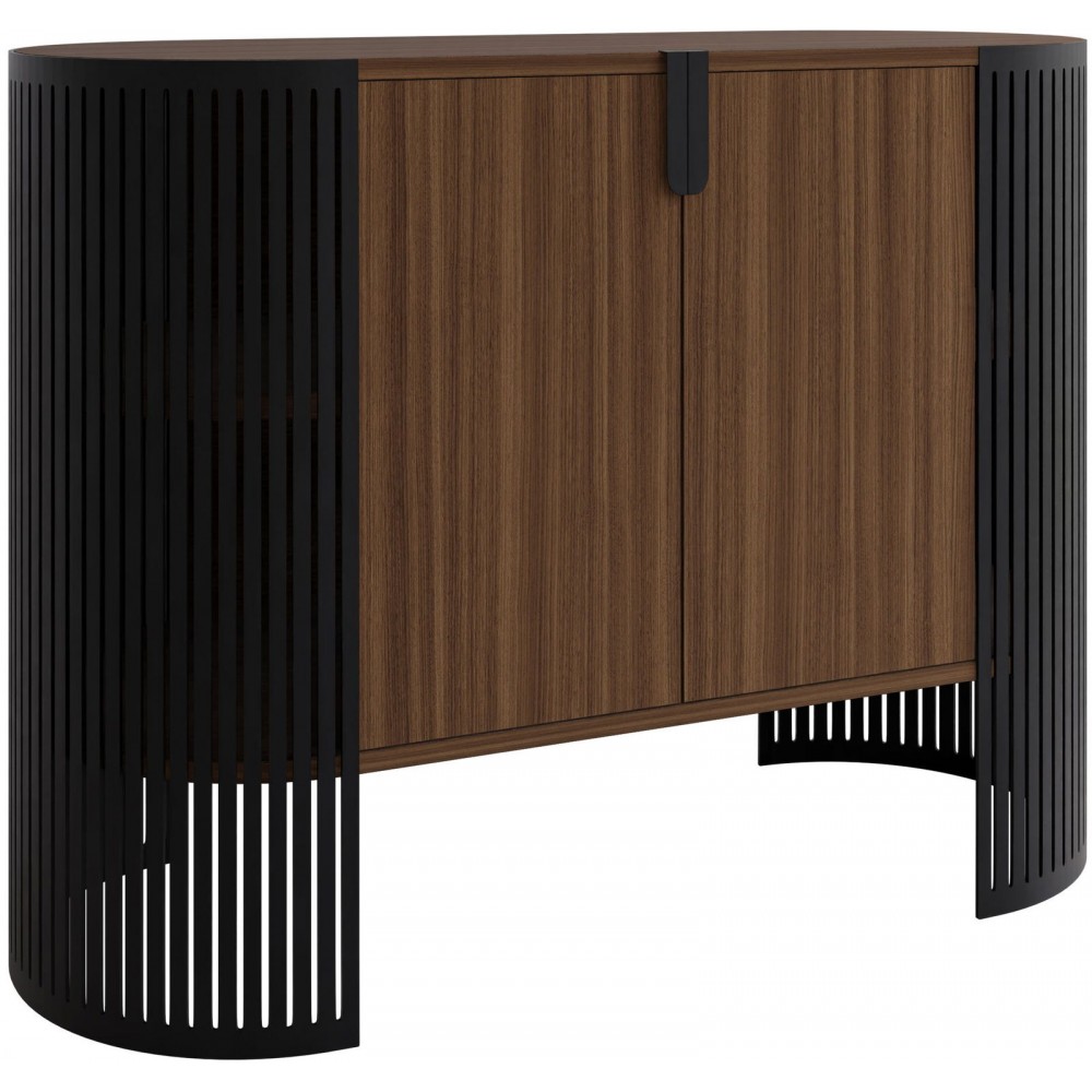 Μπουφές Fikoli-Καφέ - Μαύρο