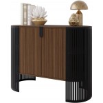 Μπουφές Fikoli-Καφέ - Μαύρο