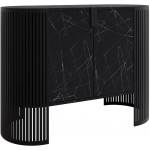 Μπουφές Fikoli-Μαύρο Μάρμαρο - Μαύρο