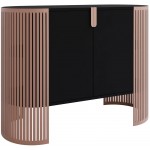 Μπουφές Fikoli II-Μαύρο - Χάλκινο